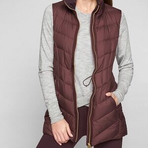 Athleta Women's Purple Quilted Sports Vest